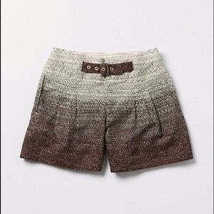 (BOGO FREE) Anthropologie Coquille Scribble Ombre Shorts sz 0